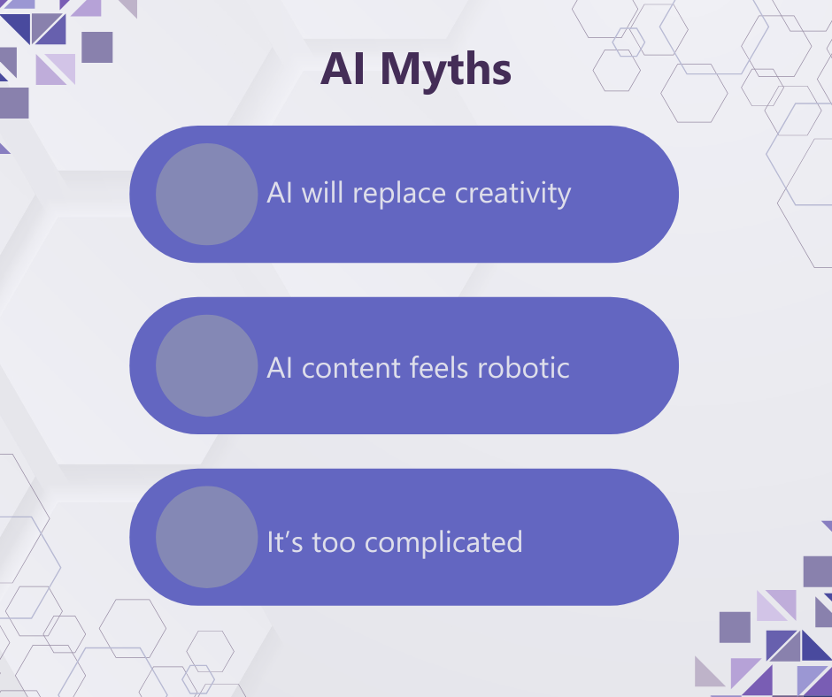 There are many myths about AI Tools. Using them properly busts those myths.